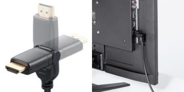 回転HDMIコネクタでディスプレイ裏でも配線しやすいUSB Type-CーHDMI変換ケーブル、サンワサプライが発売