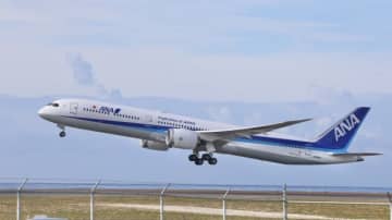 ANA、787-10「JA986A」羽田到着！ 地上接触トラブルから修復終える