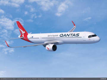 カンタス航空、エアバスA321XLR型機を追加発注　計48機に