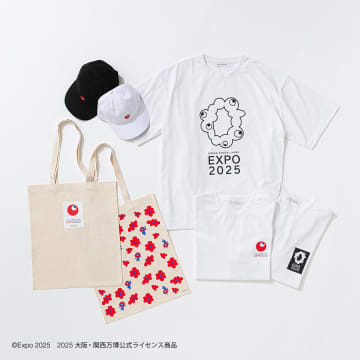 アーバンリサーチ、万博コラボグッズ新登場。日常使いしやすいこみゃくTシャツ/トートバッグ/キャップ