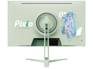 Pixio、初音ミクコラボの27型ゲーミングモニターを今冬発売