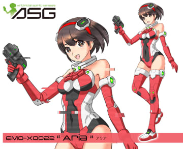 ハセガワ、美少女プラモデル「A.S.G. ガールズ」2商品が12月27日ごろに発売