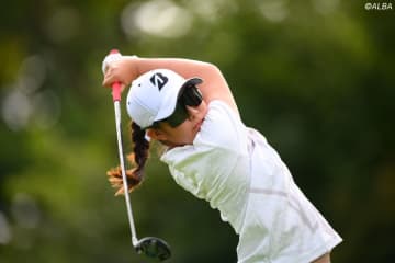 16歳の飛ばし屋・後藤あいが首位発進　木下彩、神谷桃歌2位【日本女子OP最終予選2B】