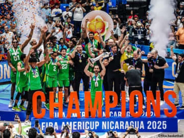 『FIBAアメリカップ2025』はブラジル代表が優勝し閉幕…アメリカ代表のB1戦士は2桁得点マーク