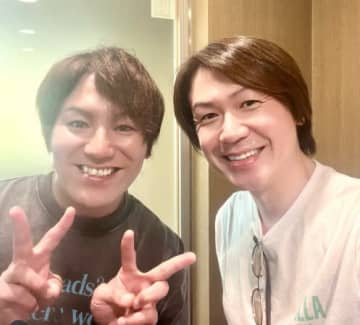 城咲仁と狩野英孝に「そっくりです」とまさかの指摘！城咲が絶賛した『笑いのカリスマ』との2ショットが話題