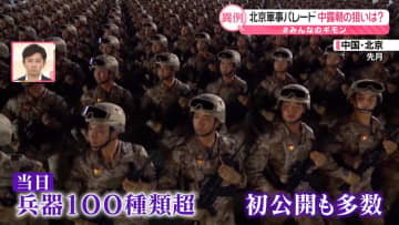中国・軍事パレード　中露朝の狙いは？【#みんなのギモン】