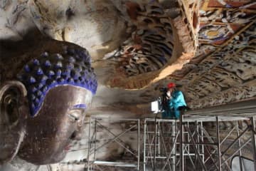雲崗石窟の主要45洞窟の80％でデジタルアーカイブが完了―中国