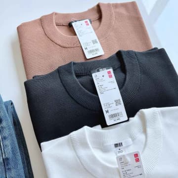 【ユニクロ】ユニ女が3色買い！「半袖セーター」