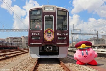 阪急電鉄に「星のカービィ」がいっぱいの車両が登場♪可愛さいっぱいのコラボを実施中♪＜report＞