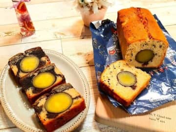 もらったらうれしい映えスイーツ(^^)焼き芋まるごとパウンドケーキ