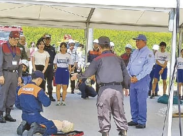 東京など９都県市が合同防災訓練／１２３機関参加、石破茂首相が視察