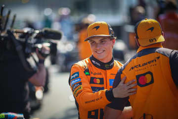 ハジャーがスーパーラップで4番手！PPはピアストリ、角田はQ2敗退【F1オランダGP予選】