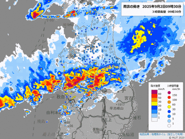 【秋田道/国道7号】秋田県北で記録的大雨 通行止めは29時間半ぶりすべて解除（3日15:00現在）