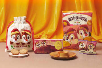 ディズニーストア、チップとデール×おいもスイーツ発売。チップスにプリン、巾着入りクッキーも