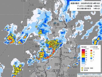 【秋田新幹線】秋田県内で大雨 5時間ぶり運転再開（2日18:30現在）