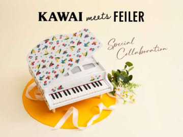 FEILERとKAWAIが夢のコラボ♡限定ミニピアノ＆ハンカチ発売