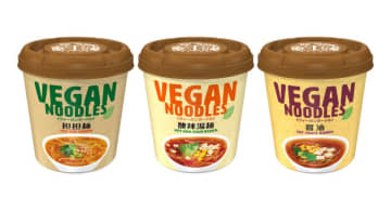 ヴィーガンヌードル発売10周年！麺がさらにおいしく＆賞味期限延長でパワーアップ　「担担麺」「酸辣湯麺」「醤油」2025年9月15日(月)リニューアル発売＆3大キャンペーン