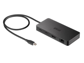 ケーブル1本でOK！モニターからのPCへの給電に対応できるUSB Type-Cドック