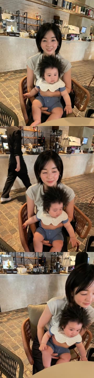 俳優シム・ヒョンタクの18歳年下日本人妻・サヤさん、“パパ似” 愛息とのツーショット公開【PHOTO】