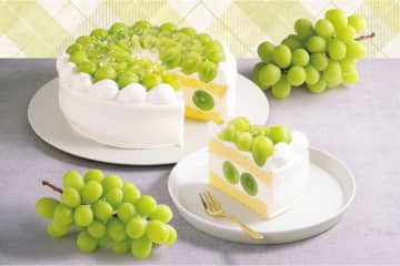 【椿屋珈琲】シャインマスカットを贅沢に味わうショートケーキが登場！