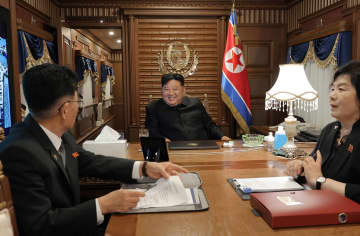 金正恩氏が「１号列車」で中国に出発