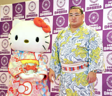 豊昇龍、ロンドン公演に意欲　「ハローキティ」がアンバサダー