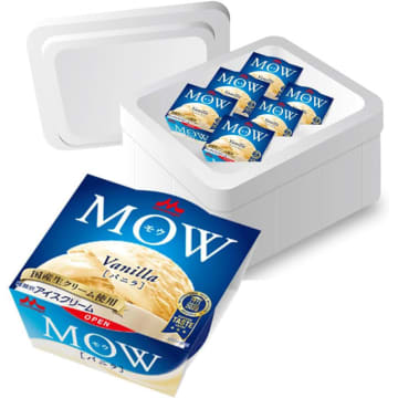 カップアイス「MOW(モウ) バニラ 1ケース(18個入)」が20%OFFの税込2,721円! Amazon「スマイル Sale」は9月4日(木)23時59分まで