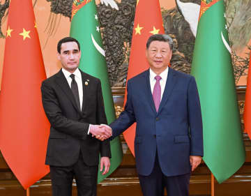 習近平主席、トルクメニスタン大統領と会見