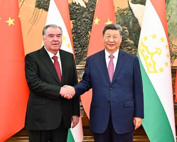 習近平主席、タジキスタン大統領と会見