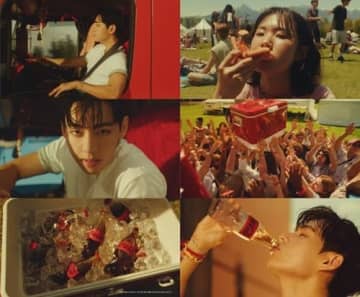 「爽快なもの、必要じゃない？」BTS・V、「コカ・コーラ ゼロ」をグビっと飲み干す新CM公開