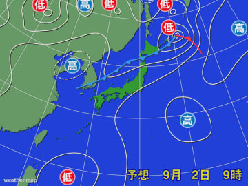 北日本　大雨による土砂災害等に厳重警戒