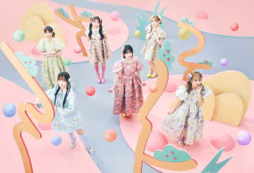 FRUITS ZIPPER、10月発売の両A面SGアートワーク公開　クレヨンしんちゃんとのコラボも