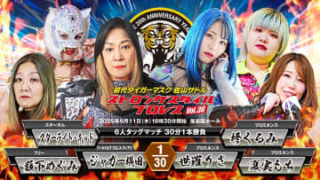 【SSPW】20周年記念大会にスターライト・キッドが参戦！ジャガー＆薮下と異色トリオを結成し、プロミネンスと対戦