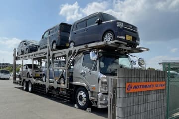 九州豪雨被災地へ車両8台寄贈　オートバックス災害支援