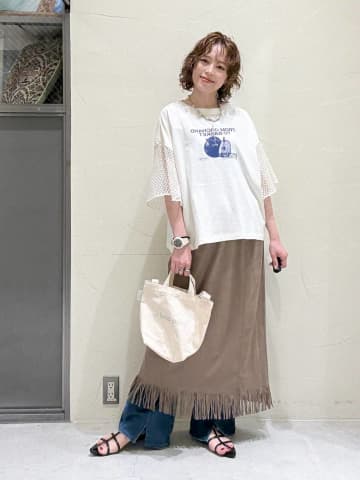 スカートだけ秋先取り！【niko and ...】ひらひら可愛い「フリンジスカート」