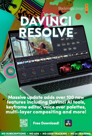 ブラックマジックデザインが教育機関へ「DaVinci Resolve Studio」無償提供を開始：今こそ映像制作スキル習得の時