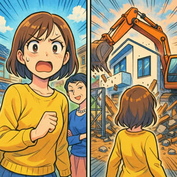 「家が古くて景観を壊してる」と笑われた私。数年後、取り壊されたのは隣人の家の方だった【短編小説】