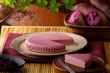 チーズガーデン‟紫色”の「紅芋チーズケーキ」やさしい甘さの紅芋×濃厚チーズ、芋尽くしパフェも