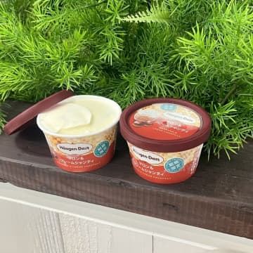 2種類の栗を使用したハーゲンダッツ ミニカップ”マロン＆クレームシャンティ”が新発売!