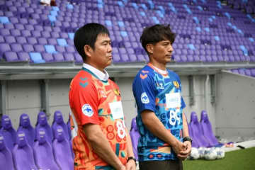 U-15ピースマッチ、宮本恒靖会長と森保一監督が平和の発信に協力「尊重し合い、認め合うことで、争いのない世の中に」