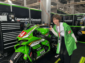 カワサキが若月佑美さんの鈴鹿8耐初観戦動画を公開！感動とNinja ZX-10Rの魅力