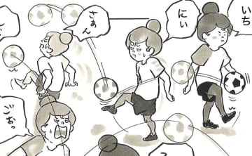 え、リフティングができない!? みみさんの「実力」を見た子ども達は…【サカマンマ～かあちゃんうっかりサッカーコーチになる・21】