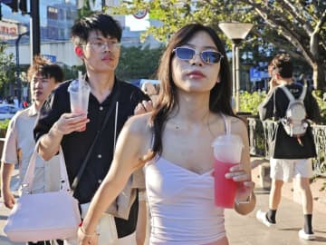 中国で記録的な暑さ、9月に残暑が続く