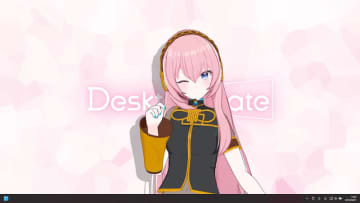 Desktop Mateに新DLC「巡音ルカ」「夏色花梨」が追加