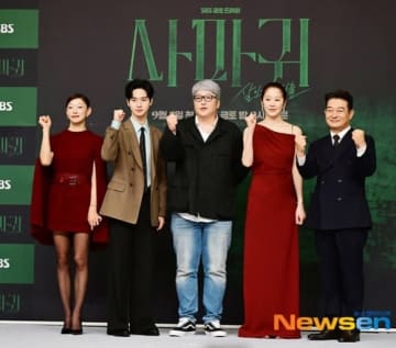 【PHOTO】コ・ヒョンジョン＆チャン・ドンユンら、新ドラマ「カマキリ」制作発表会に出席