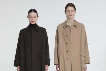 ダックス×Scyeの初コラボ、ハウスチェック柄のバルマカーンコート＆トレンチコート