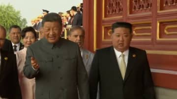 【速報】中朝首脳会談を行っていると中国メディア報じる　中朝関係や互いに関心がある共通の問題について意見交換