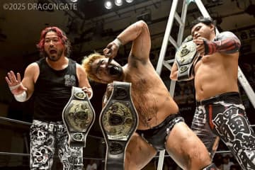 【ドラゴンゲート】極悪軍団がトライアングルゲート王座強奪　団体史上初のラダーマッチ制す