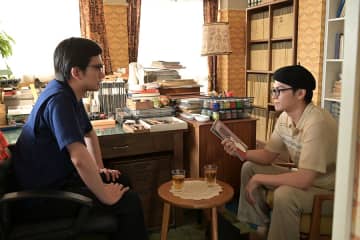 人気漫画家・手嶌治虫が嵩の家に！ ＳＮＳ歓喜「ついに出会った」