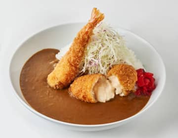【新宿区に2店舗】老舗「カレーハウス リオ」にて、ごちそう『海老フライと蟹クリームコロッケカレー』が9月8日より提供開始！
